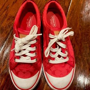 Women Coach shoes size 6